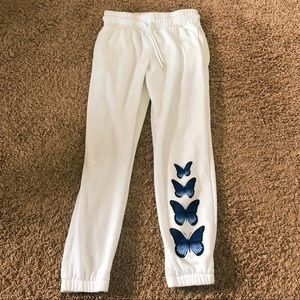 Butterfly Design Sweatpants